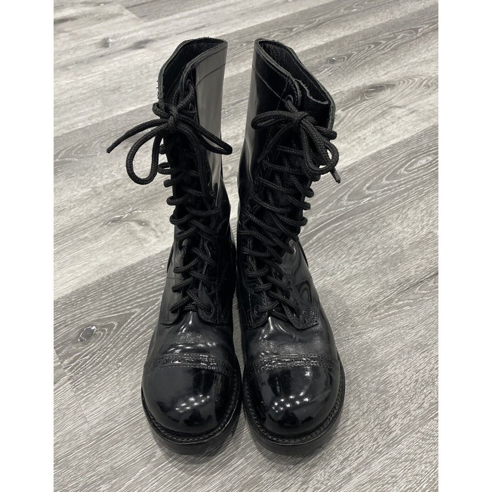 Corcoran Jump Boot Women's 1515 Black Leather Extra firm Military Box toes 8.5 M